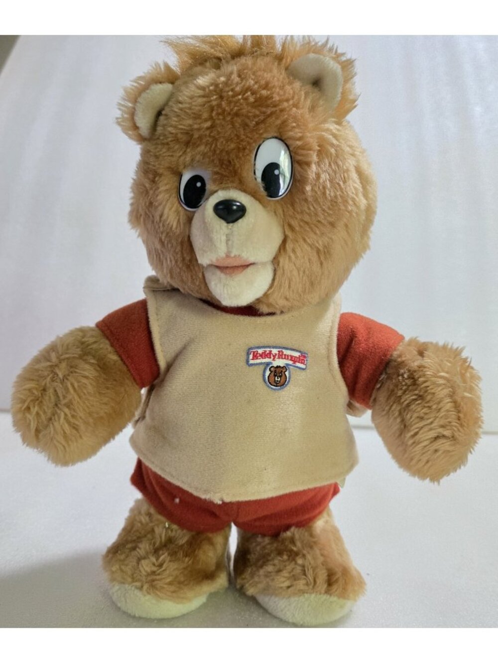 Teddy Ruxpin Little Boppers Small Plush Bear Vintage 1985 Alchemy UNTESTED 12"